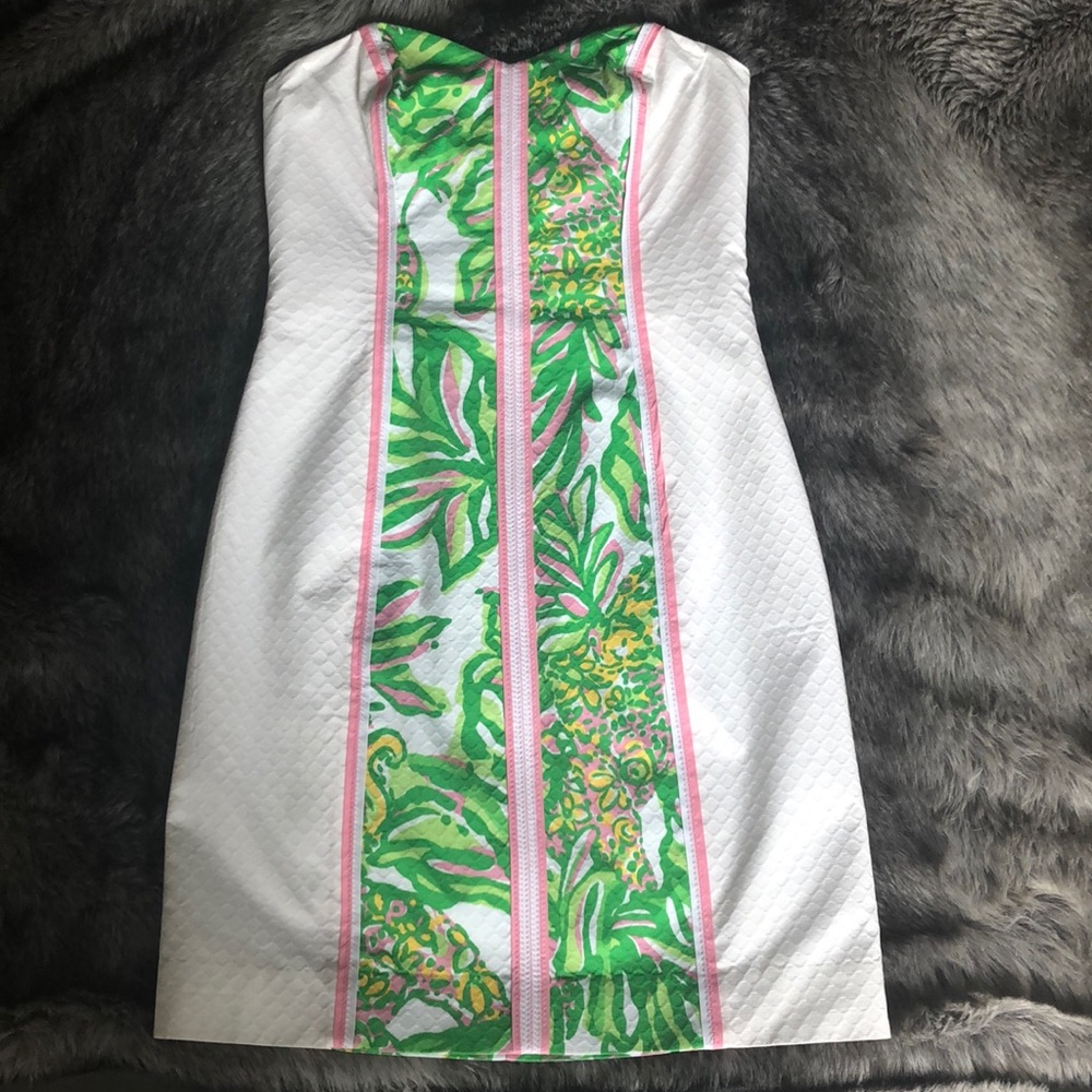 Lilly Pulitzer Size 0 Strapless Dress